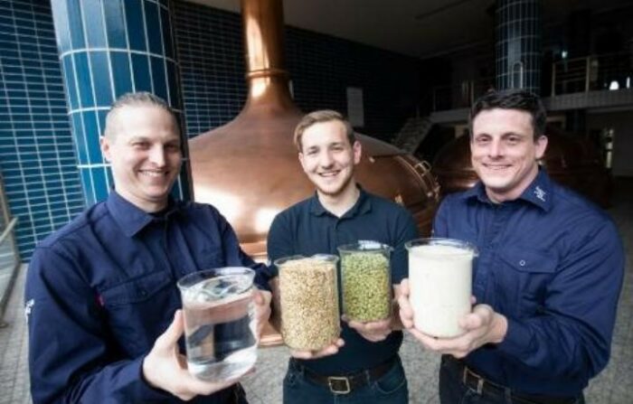 men holding alcohol