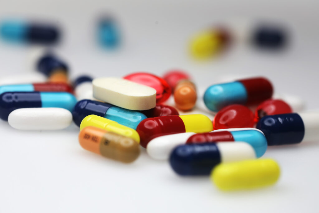 colorful pills