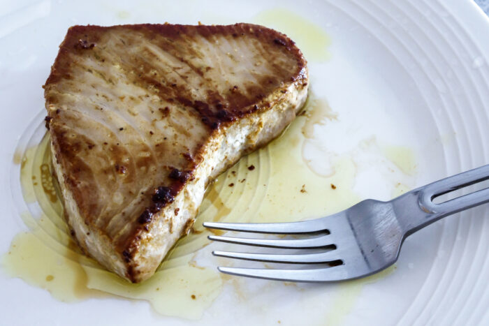 A Swordfish meal