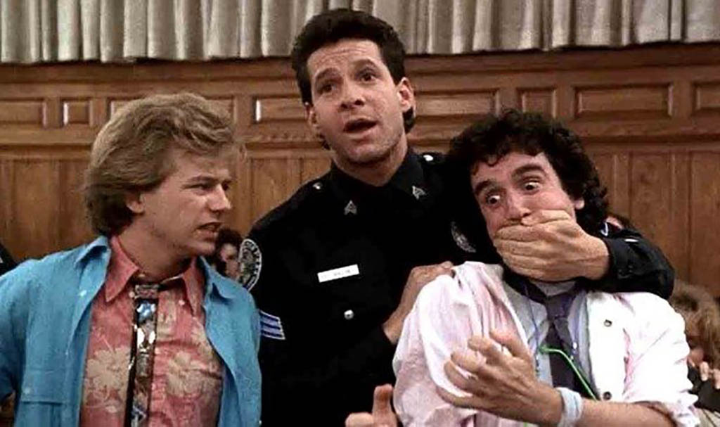 In a courtroom