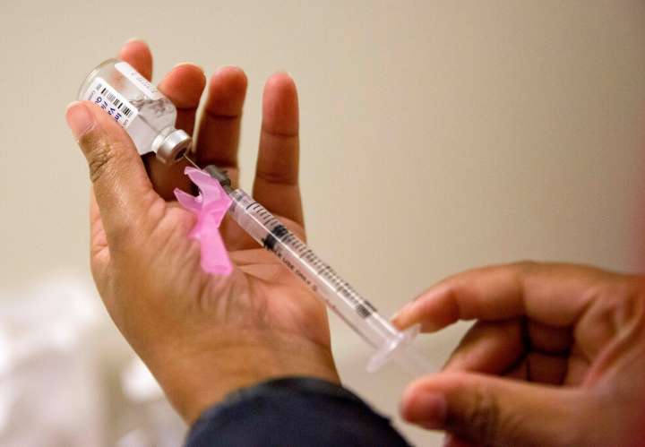 syringe draw fluid
